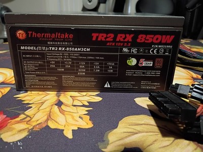 Thermaltake TR2 RX 850W ATX 12V 2.3 Rev:A 850W 80 Plus Bronze Power Supply/PSU