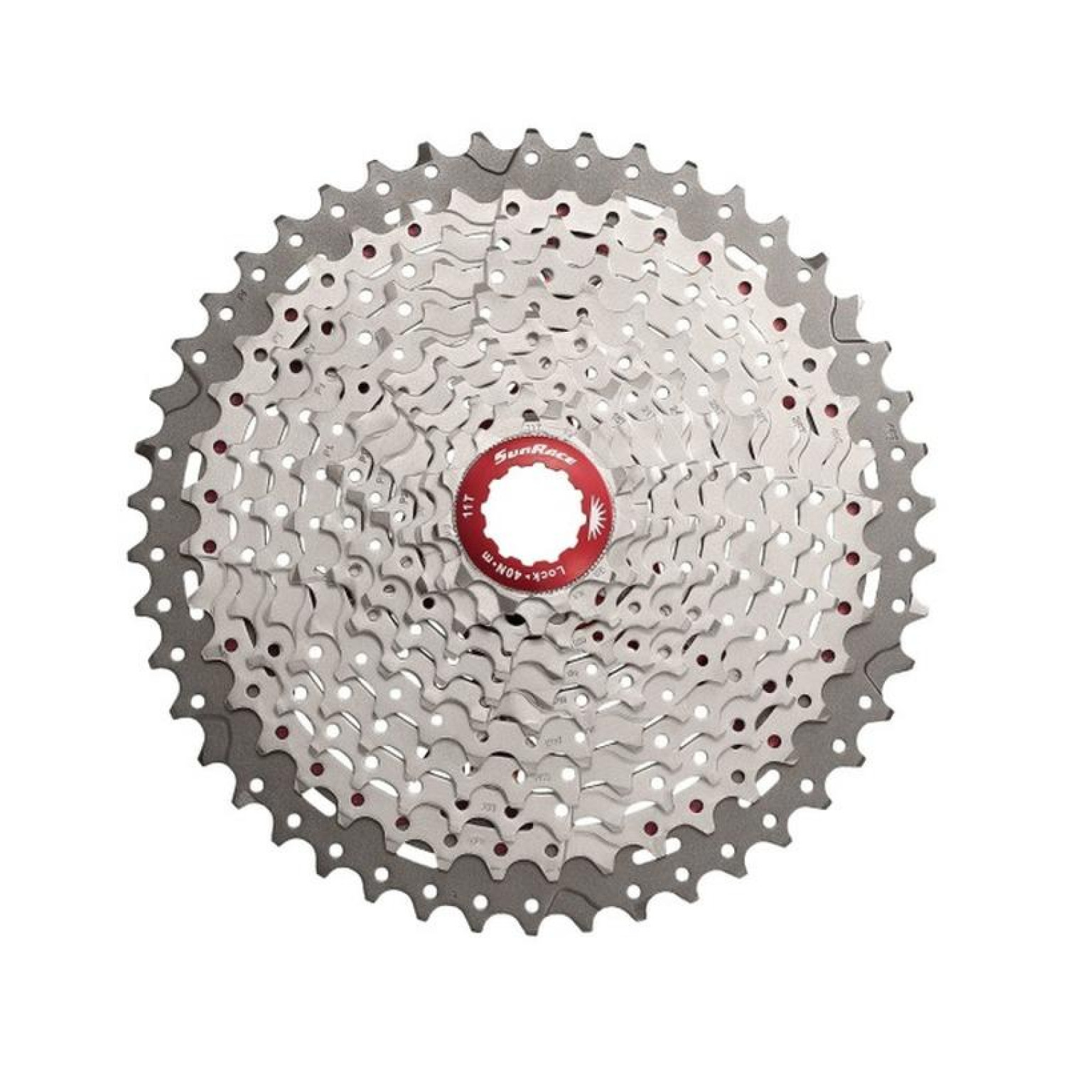 Cassette SunRace 11V résout les sauts de chaîne grâce au profil métallique 11-42