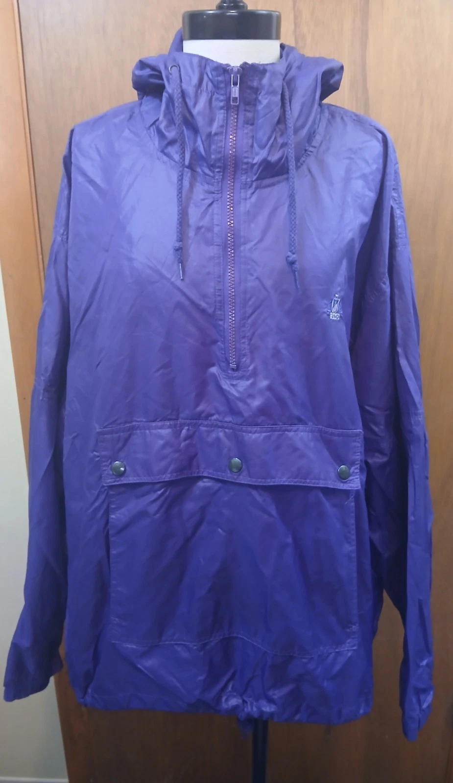 Vintage 90s IZOD Purple Hooded Windbreaker - XL
Opens in a new window or tab