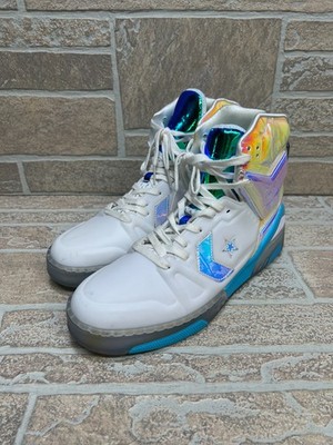 Converse ERX Impress Hi White/Bold Jade/Gnarly Blue Size 9 163778C