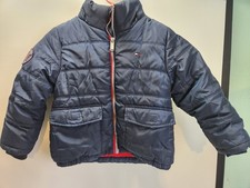 Tommy Hilfiger Chaqueta de Invierno Azul Marino Puffer Niño Pequeño Talla 4T D19