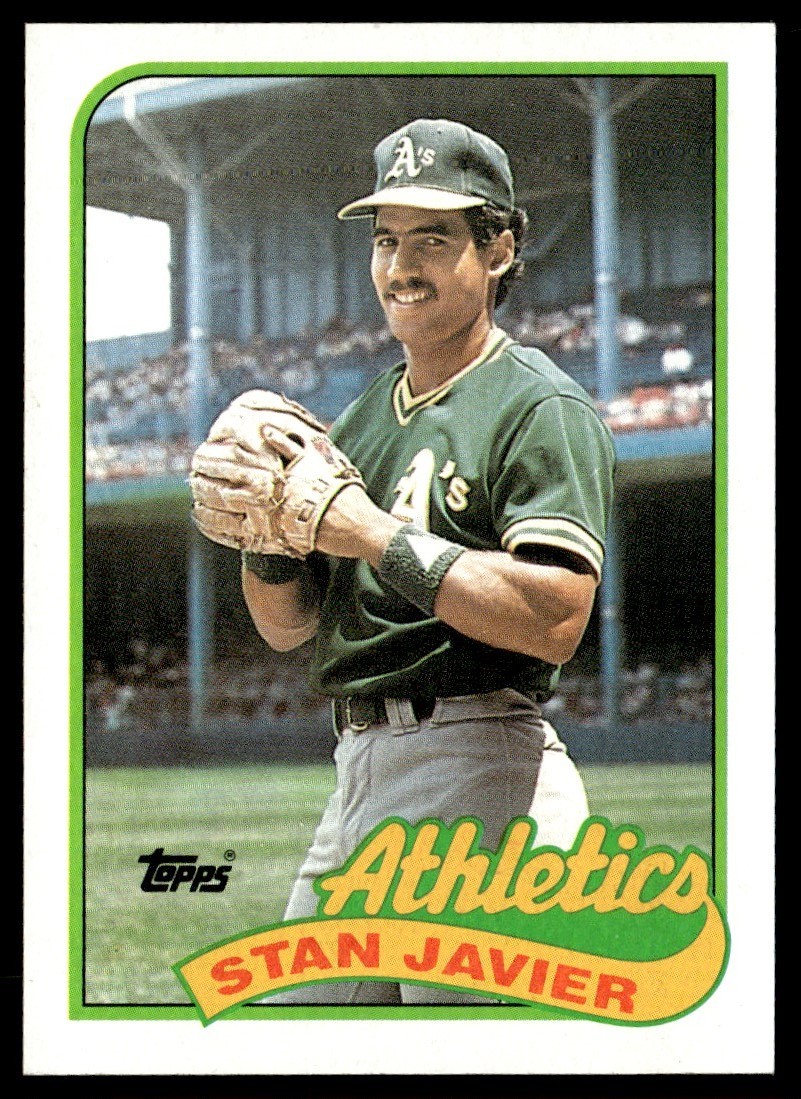 1989 Topps Stan Javier Oakland Athletics #622