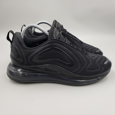 Nike Air Max 720 Men's Size 9 Black Jersey Mesh Sneakers Shoes