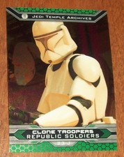 Topps Chrome Star Wars Clone Troopers Republic Soldiers Card-23J