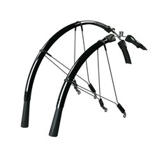 SKS Raceblade Long Mudguard Set: Black