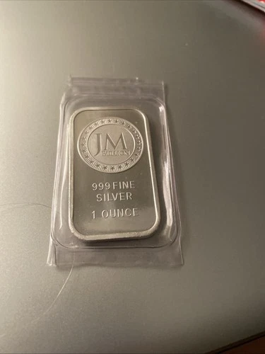 JM Bullion .999 Silver 1 Ounce Bar Sealed