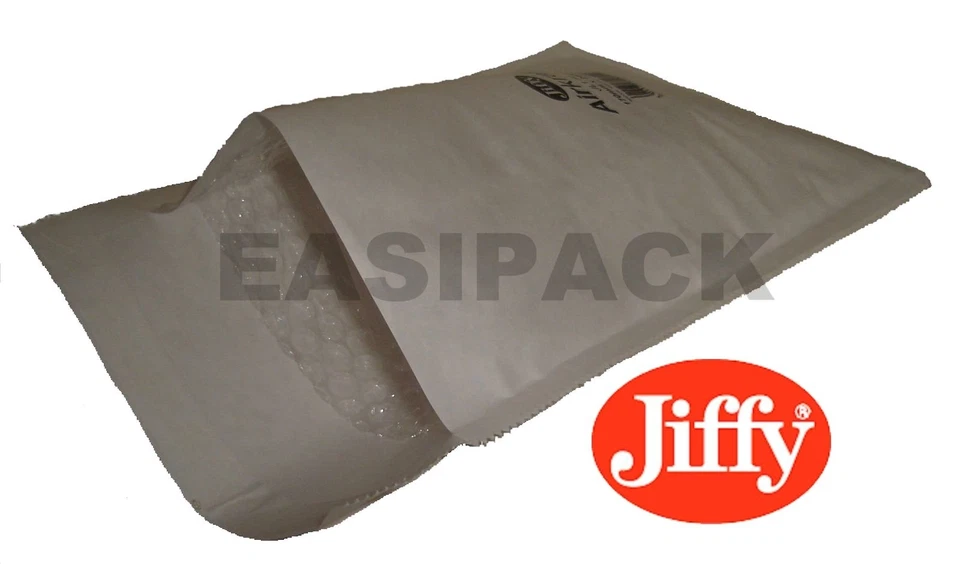 200 JL0 Jiffy Bags Airkraft Bubble Envelopes 5.5" x 7.5" - WHITE