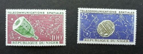 Niger Air Space Telecommunications 1962 Satellite Astronomy (stamp) MNH - Picture 1 of 5