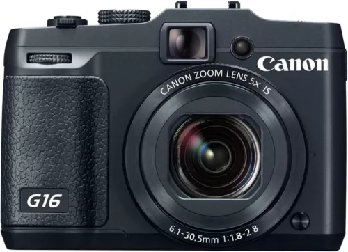 Canon PowerShot G16 12.1 MP Digital Camera - Black - Picture 1 of 8