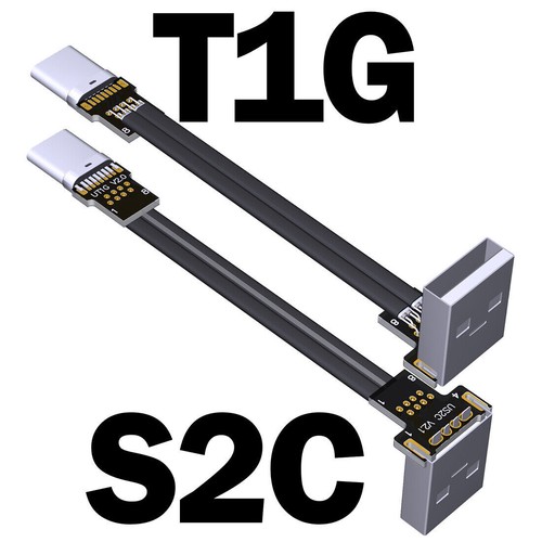 90-Grad-USB-A-Kabelband flach abgewinkelt nach oben und unten USB 2.0 Typ-C - Picture 11 of 12