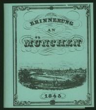 Erinnerung an München 1843 Stadtplan und 25 Ansichten Karte Stadtkarte Plan RP