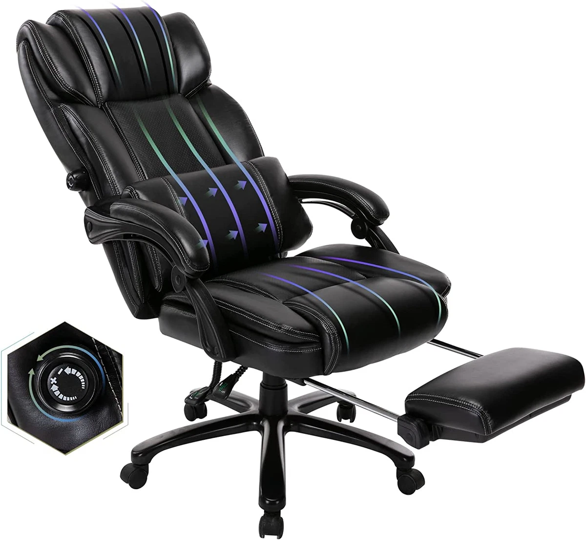 Buy Wholesale China White Color Gaming Office Chair With Foot Rest