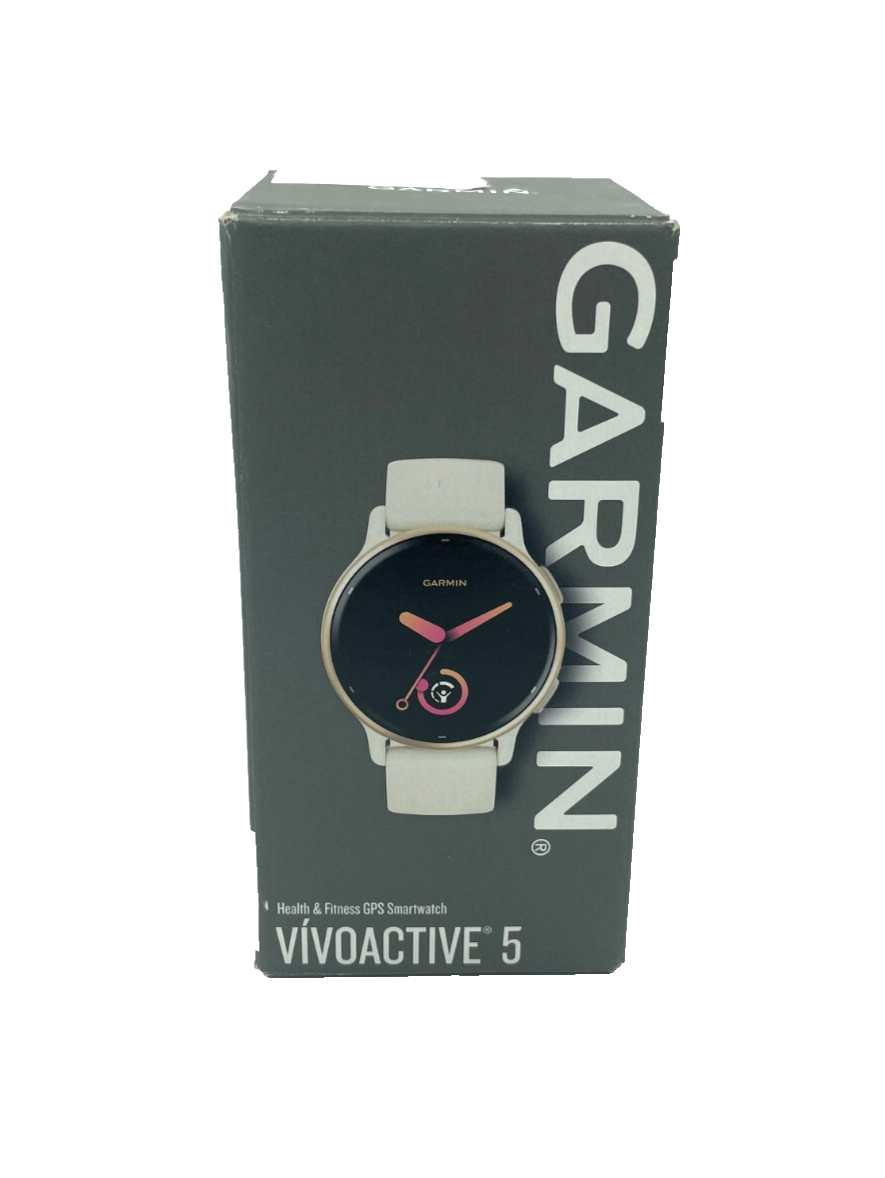 Garmin Vivoactive 5 GPS Smartwatch with Health Tracking in Ivory White-image