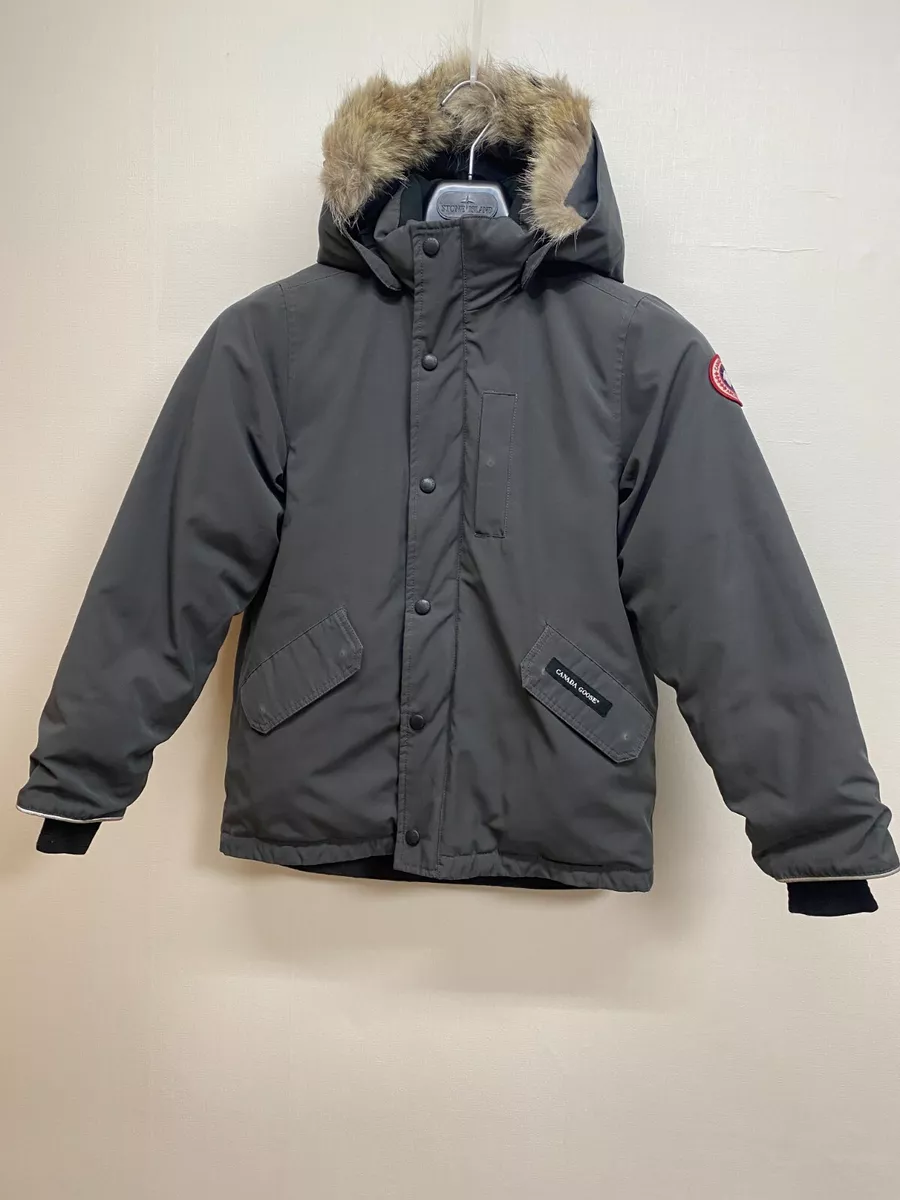 Kids Youth Canada Goose Logan Parka Fur Parka Down Jacket Coat