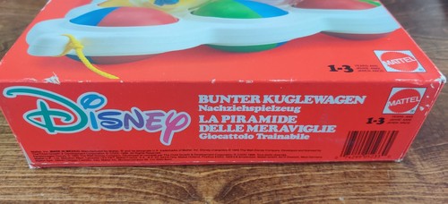 Disney Mattel Vintage Roll n' Stack 1988 New Sealed Rare Collectable - Picture 2 of 5