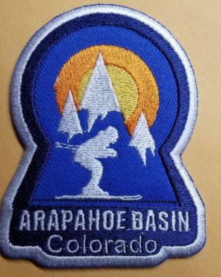 Arapahoe Basin Colorado Ski Area Embroidered Patch approx 2.5x3.5''