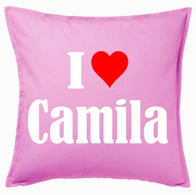 I Love Camila Kissenbezug Pink Ich Liebe Camila 155057