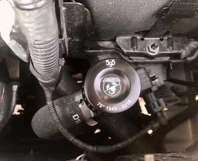 RLTECHDESIGN Filtro POP OFF sfiato Abarth 500/595/695/GPA T-Jet + TAPPO siliconico filter