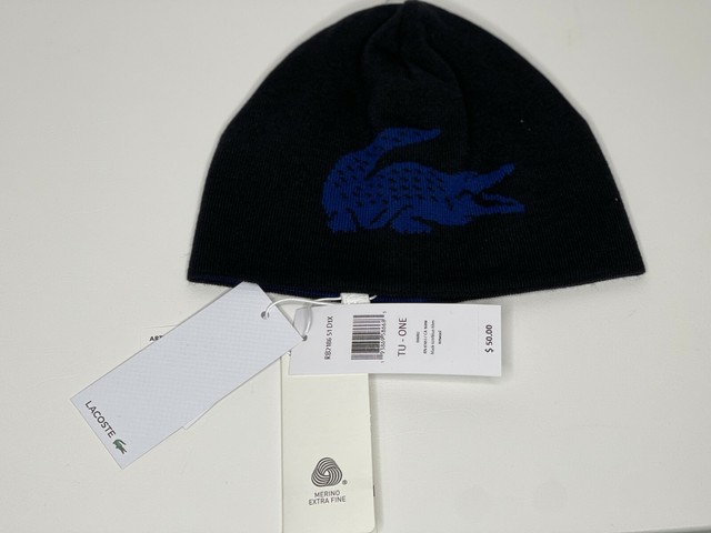 Men's Lacoste Black/globe Oversized 