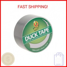 Duck Brand Colored Duct Tape, Dove Grey, 1.88 Inches x 20 Yards, Single Roll 28