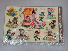 Vintage Meyercord Decals Nursery Rhymes Kids Theme 1538-B