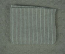 Gerber Tan White Stripes Baby Receiving Blanket Flannel Cotton