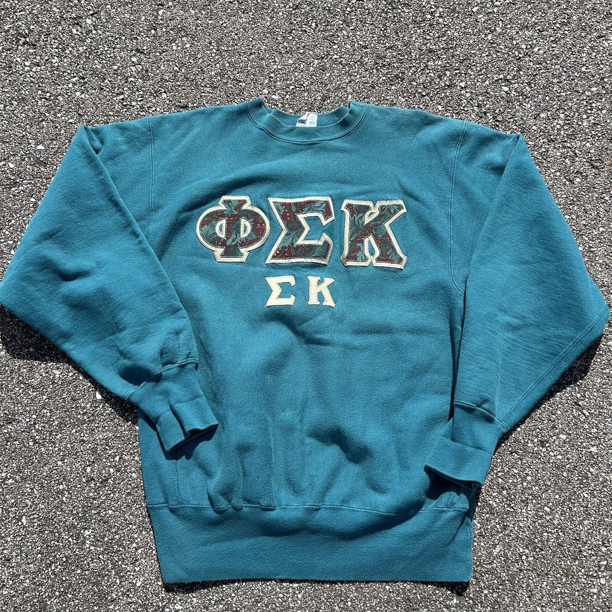Vintage Colleg Phi Sigma Kappa Champion Reverse Weave Crewneck XL Rare!!