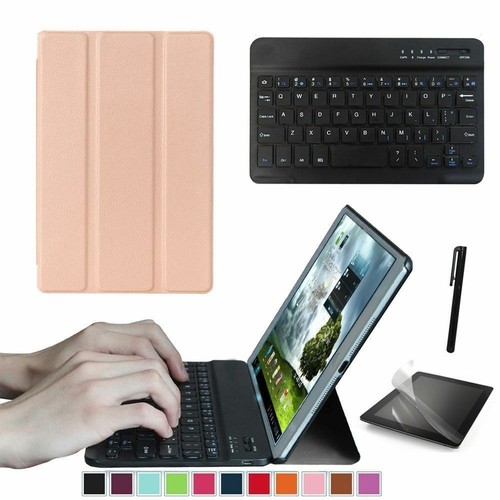Huawei Mediapad T5 10 10.1" Funda Tablet Soporte Funda con Teclado Bluetooth - Picture 55 of 60
