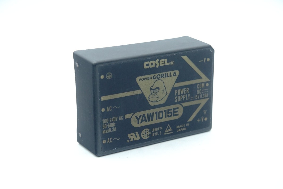 Cosel Power Gorilla YAW1015E AC/DC Converter 100-240v AC to 15v DC