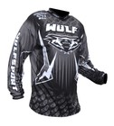 Adult motocross motorbike shirt jersey Wulfsport Arena Black : Small MX Wear
