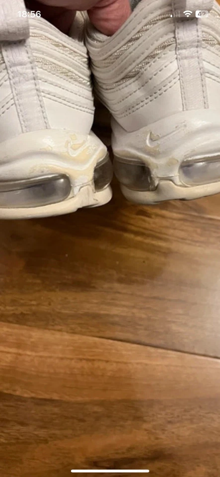Size 9 Nike Air Max 97 Triple White Wolf Gray, photo 4 of 5