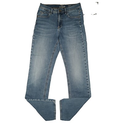 PADDOCK'S Kate Damen Stretch Jeans Hose High Rise Straight Leg 40 L W30 L34 Blau