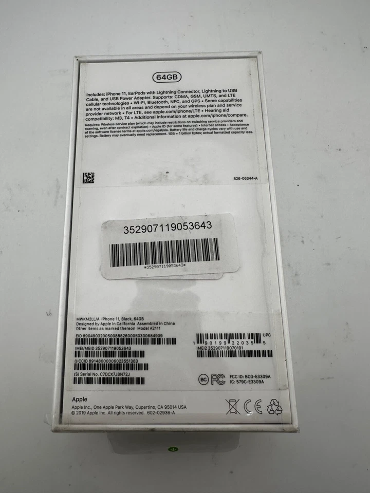 Apple iPhone 11 -64GB - Black (Verizon) NEW - Image 3 of 3
