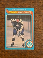 1979-80 O-Pee-Chee hockey set break #302 Dave Hutchison Toronto Maple Leafs NRMT