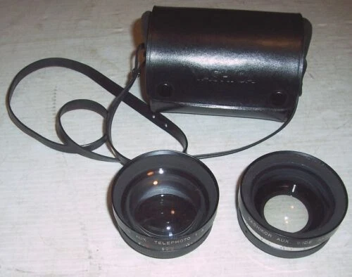 Lentes de cámara Yashica auxiliar/conversión de 55 mm se ajusta al frente del objetivo