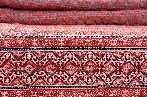 Indian Handmade Kantha Quilt Cover Decor Floral Print Queen Size Throw Bed Cover - Picture 4 of 4