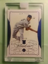 2016 Panini Flawless FACTORY ENCASED Sapphire Luis Severino Rookie RC SSP #5/10