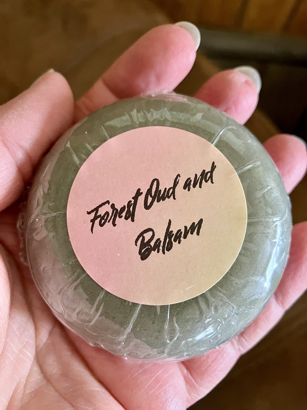 Handmade Shampoo Bar with Forest Oud Fragrance, Tamanu & Camellia Oil  -image