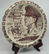 Vintage 1947-51 Vernon Kilns General Douglas MacArthur Commemorative Plate