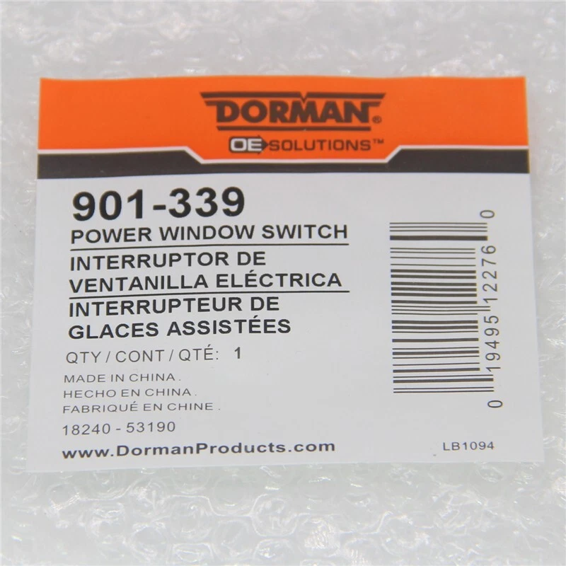 Interruptor de ventana eléctrica maestro delantero lado izquierdo del conductor para camioneta Ford F150 Mercury Foto 3 de 4