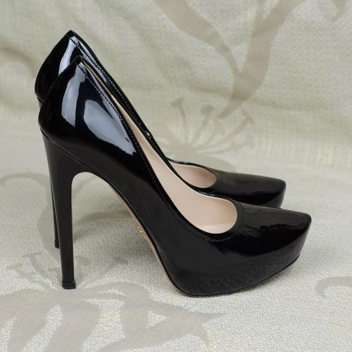 Prada black hotsell high heels