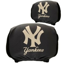 Blue York Yankees Head Rest Headrest Cover NY New York Auto Baseball Covers