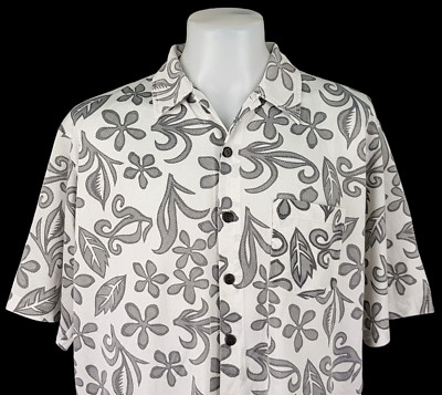 ANCHOR BLUE Herren grau LUXUS S/S HAWAIIHEMD U/U/Weich - XL (2XL) - 54'' - £59