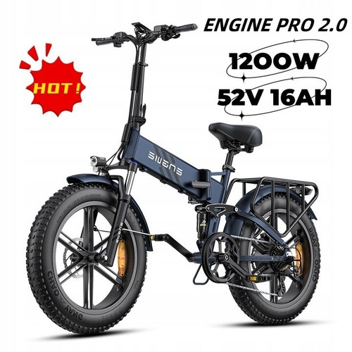 ENGWE ENGINE PRO 2.0 Electric Bicycle 52V 16AH 20 inch Folding Mountain E-bike