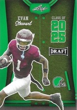 2023 Leaf Draft Class of 2025 #83 Evan Stewart GREEN