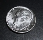 1954 P Roosevelt Dime Brilliant Uncirculated  from a roll   E412