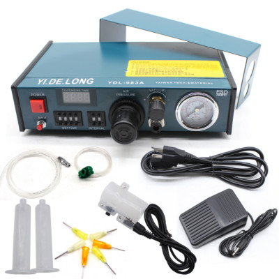 Auto Glue Dispenser Solder Paste Digital Display Liquid Controller 983A 220V DE