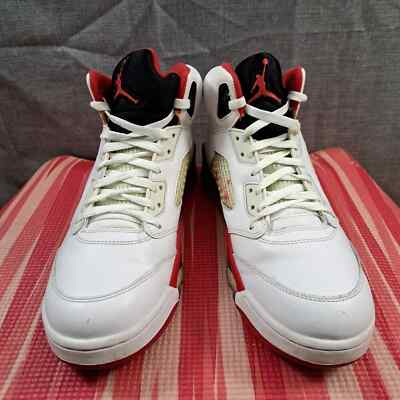 Air Jordan 5 Retro 2013 Fire Red Size 11 Men 136027-120 | eBay