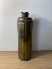 Belle chaufferette de lit en laiton ancienne 