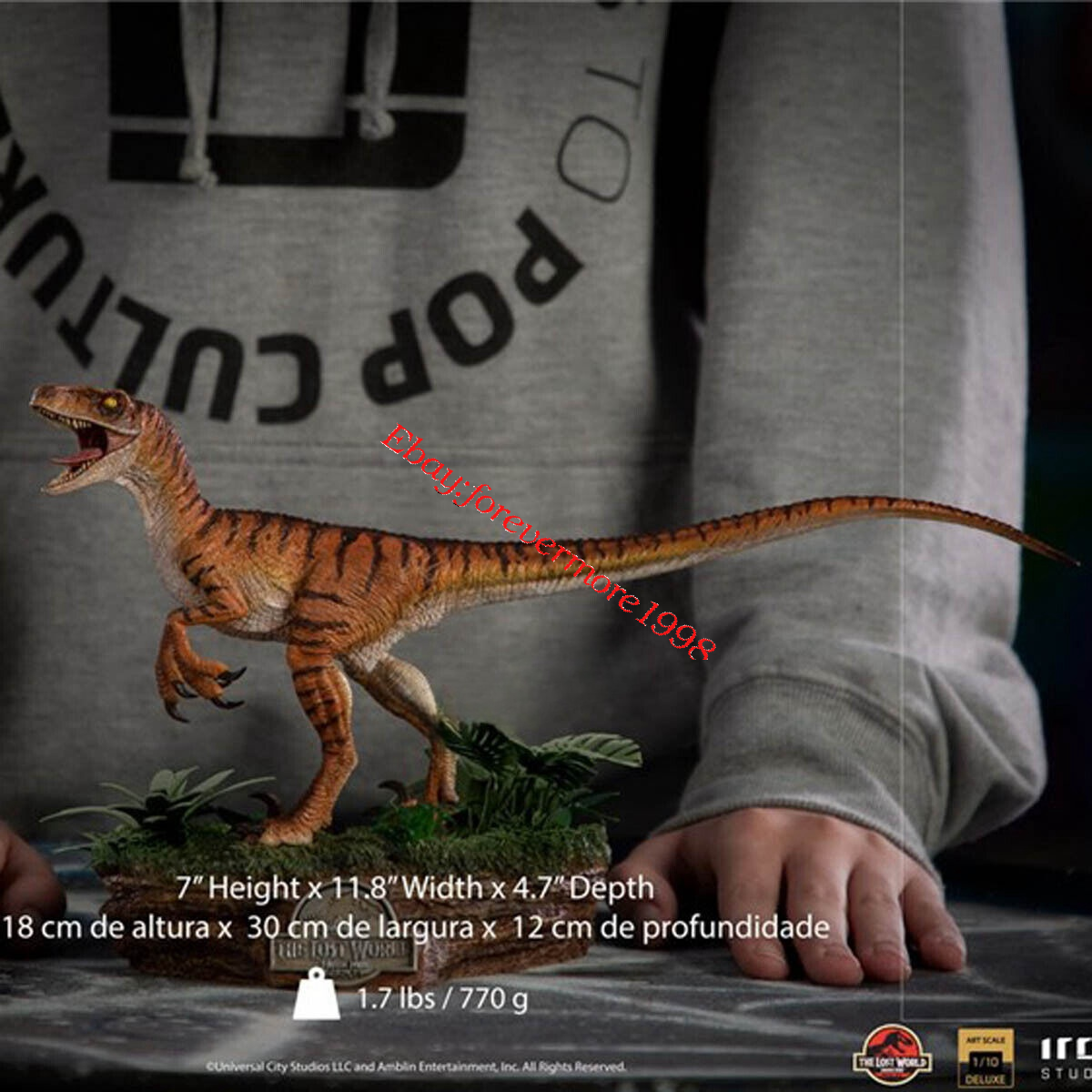IRON STUDIOS UNIVJP63622-10 1/10 Velociraptor Collection DX